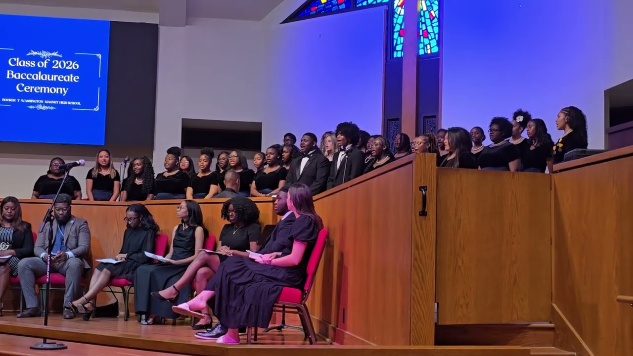BTW Magnet Choir singing for the 2026 seniors Bachelorette ceremony part 1