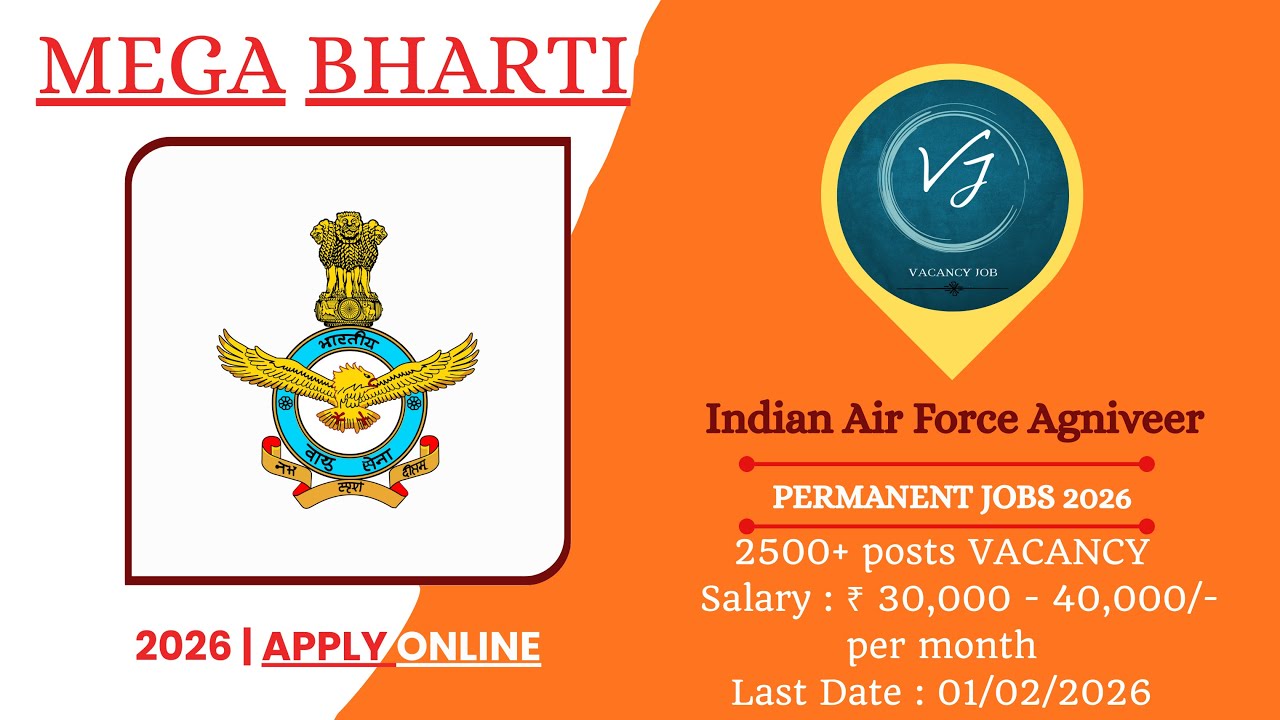 Agniveer job Indian Air Force | Air force Job #job #jobs #govtjobs #agniveer #airforce  #vacacyjobs