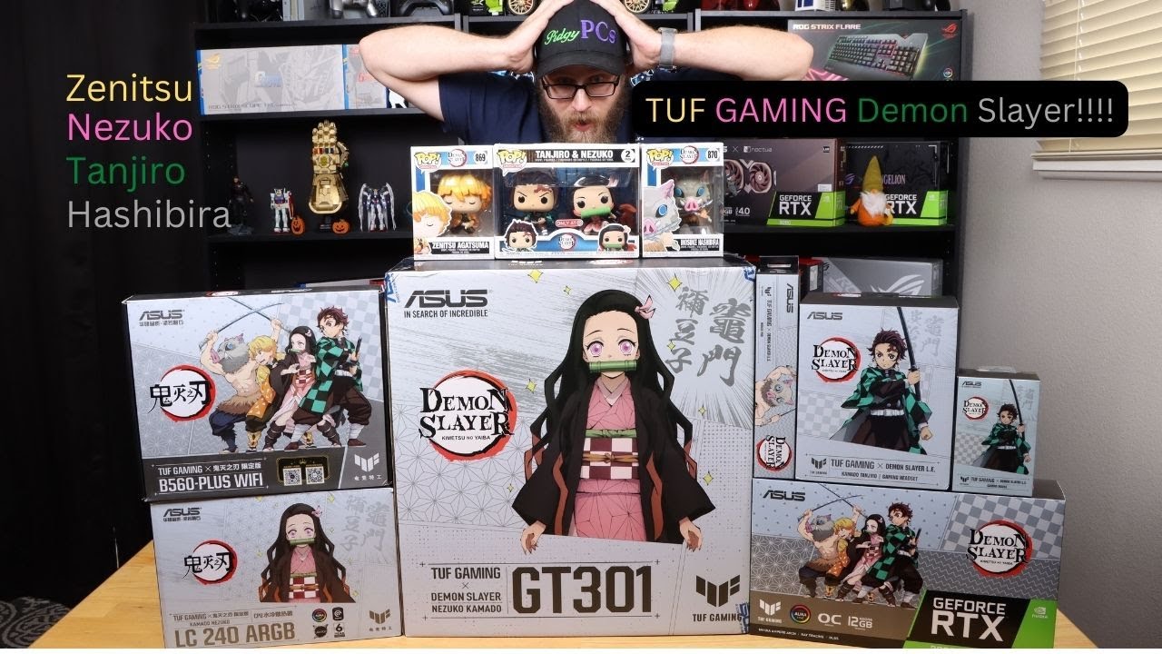 TUF GAMING Demon Slayer Unboxing!!!!