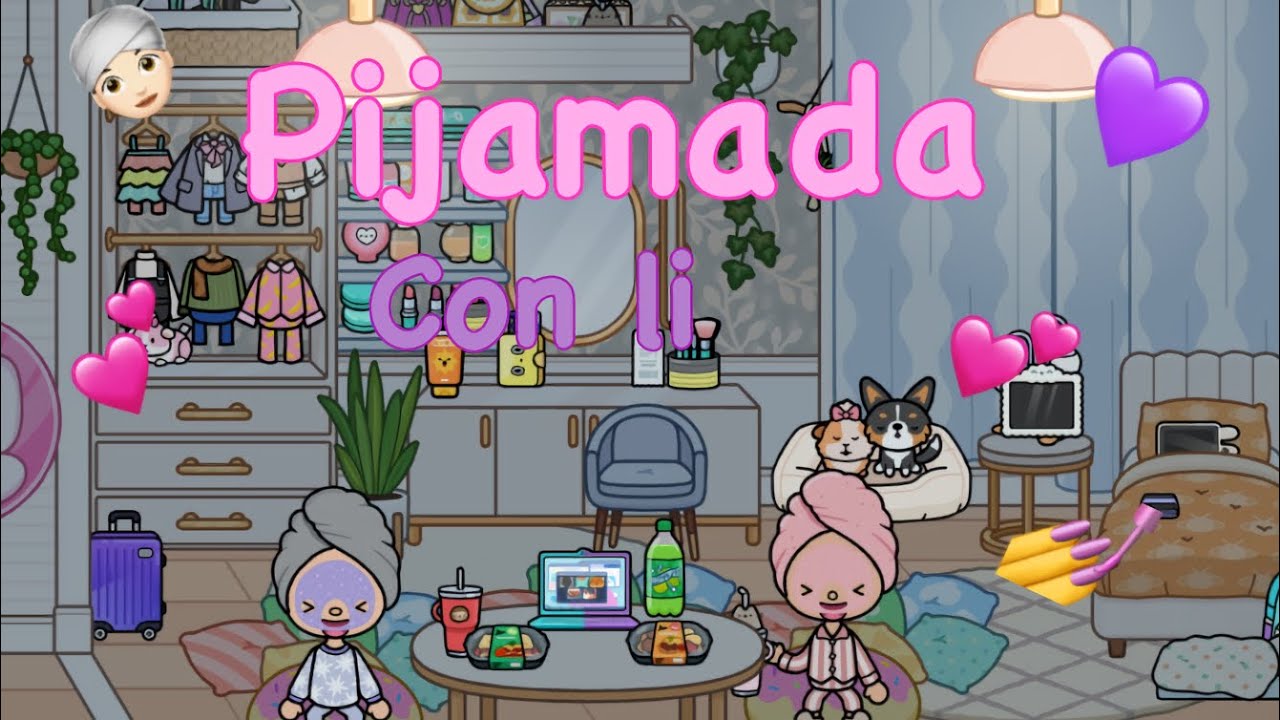 Pijamada con /@💜li games 💜 💜/“sale mal”💥