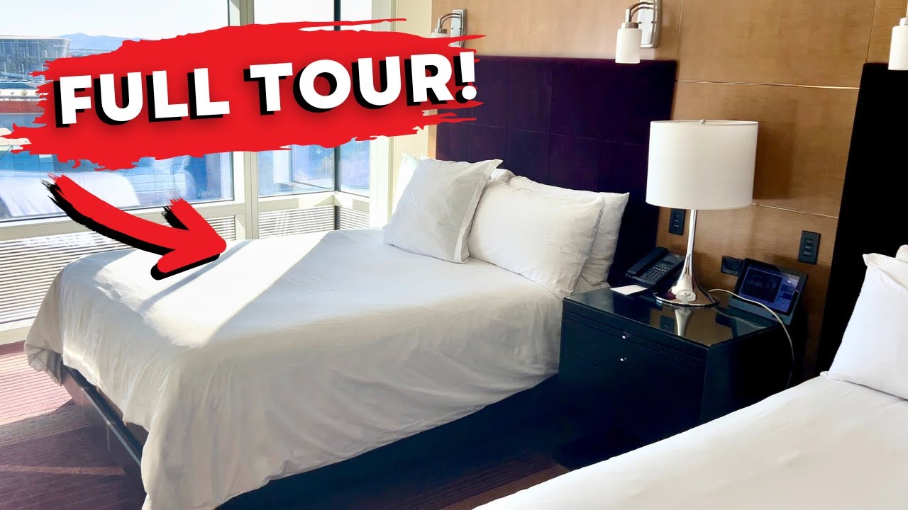 NEW Aria Las Vegas Room Deluxe Two Queen Room Tour (4K)