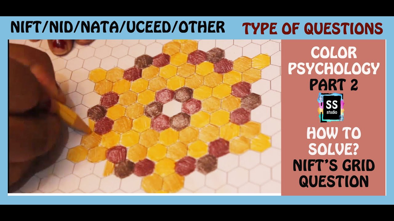 NIFT NID ENTRANCE EXAM PREPARATION 2021 II COLOR PSYCHOLOGY GRID QUESTION PART 2