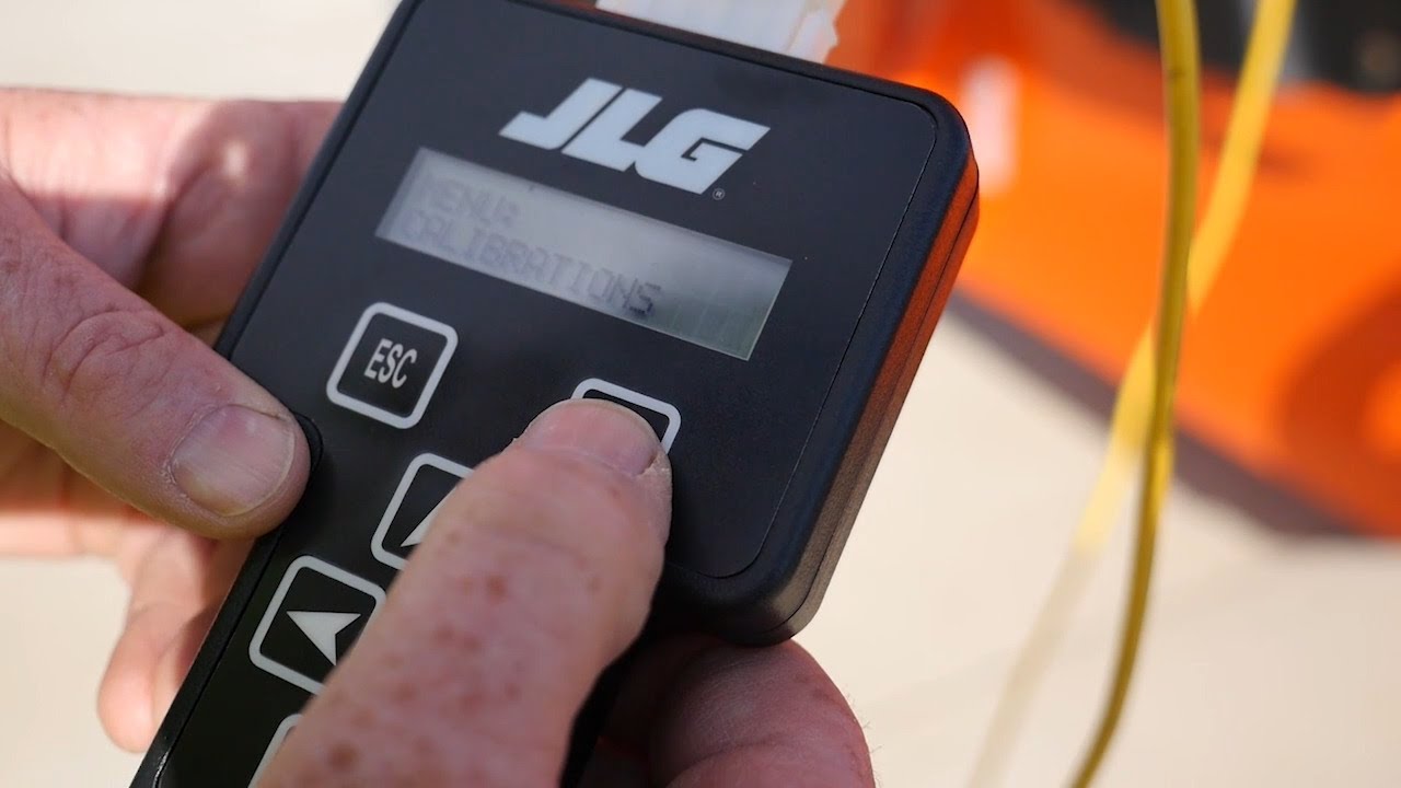 DTC 9931 Boom Sensor Calibration (JLG 1200SJP / 1350SJP)