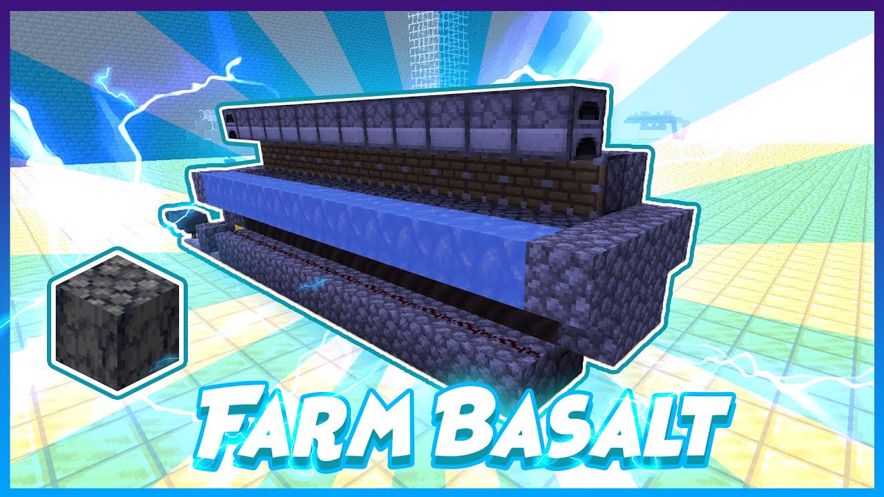 [TUTO]FARM BASALT (simple et rentable) - MINECRAFT 1.17