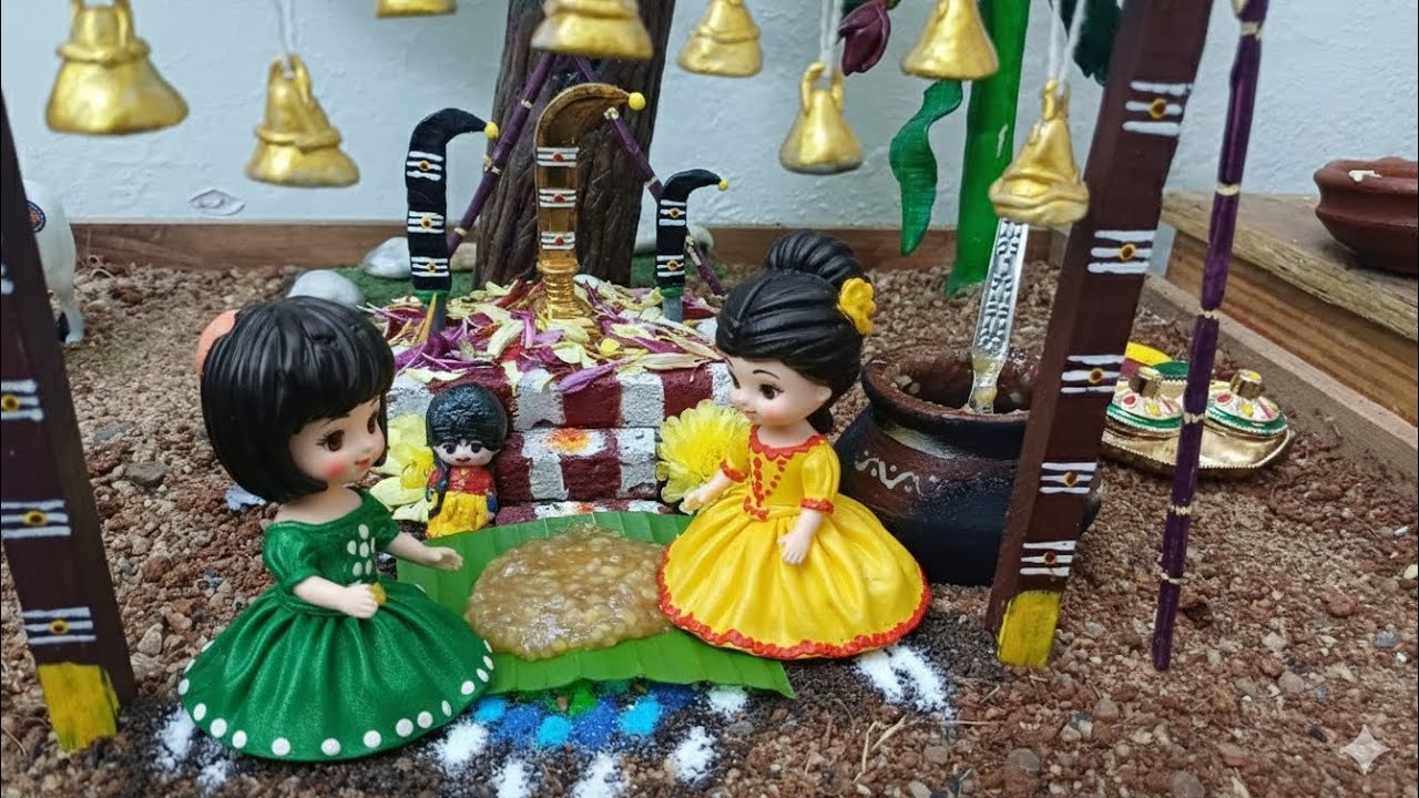 The Pongal Feast🌾​#Pongal2026#miniature cooking#diorama