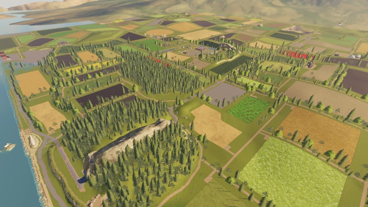 NEW MOD MAP - ALMOSTA FARM PRODUCTIONS: FARMING SIMULATOR 19 PREMIUM EDITION *FLY OVER*
