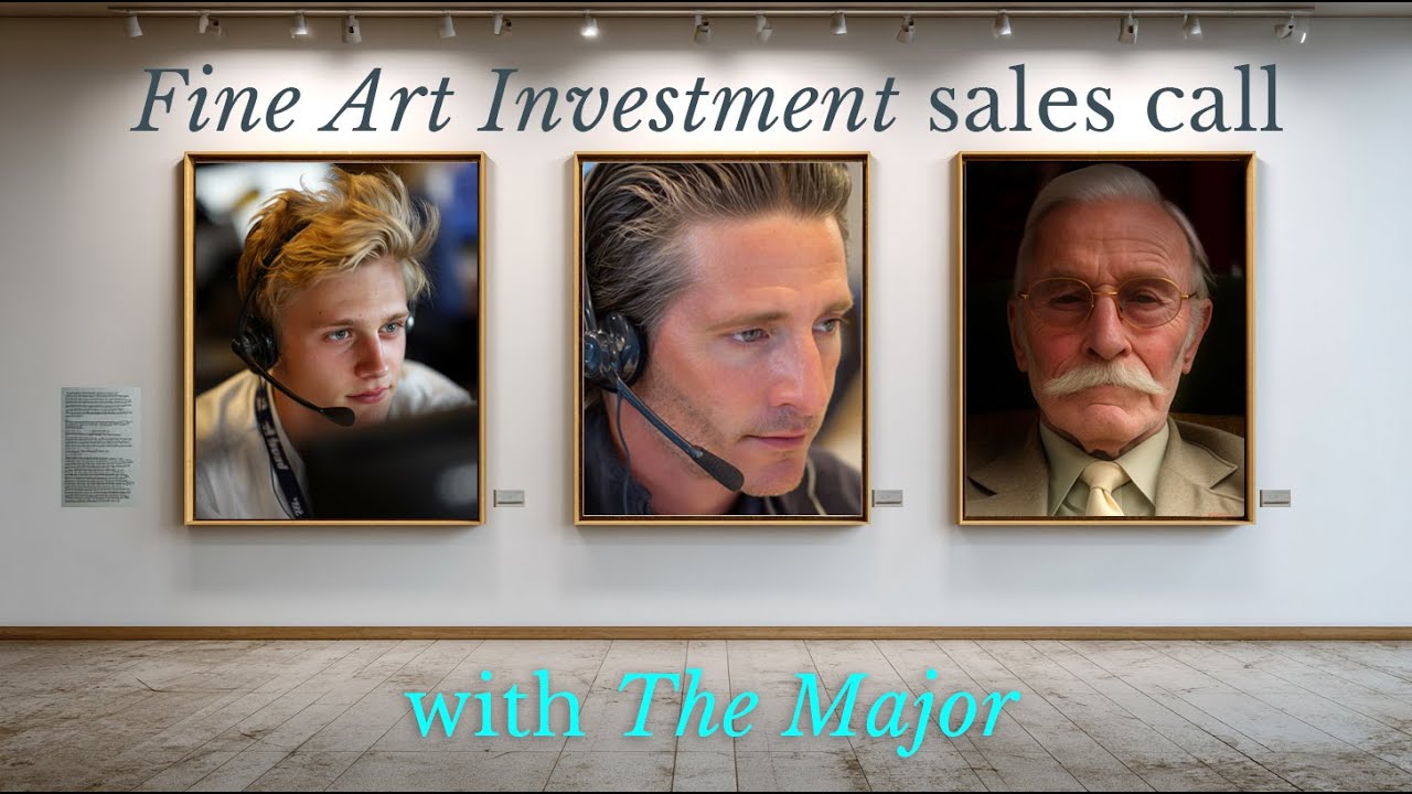 Fine Art Investment Sales Call with The Major