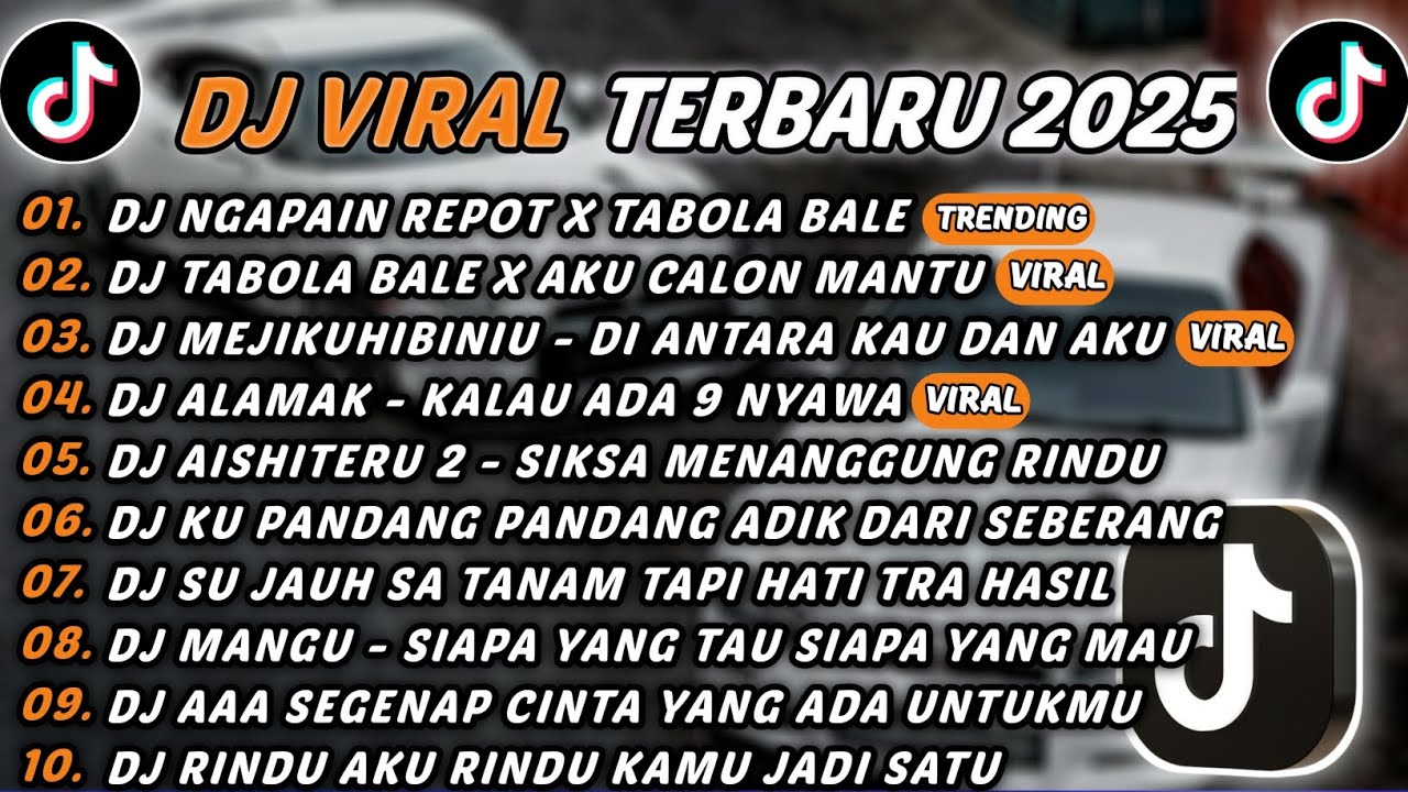 DJ TIKTOK TERBARU 2025 - DJ NGAPAIN REPOT X TABOLA BALE🎵DJ TABOLA BALE X AKU CALON MANTU🎵