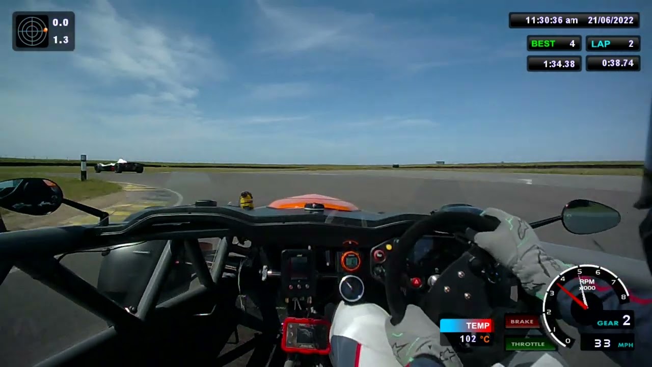 Ariel Atom 4 at  Anglesey Circuit, June 2022