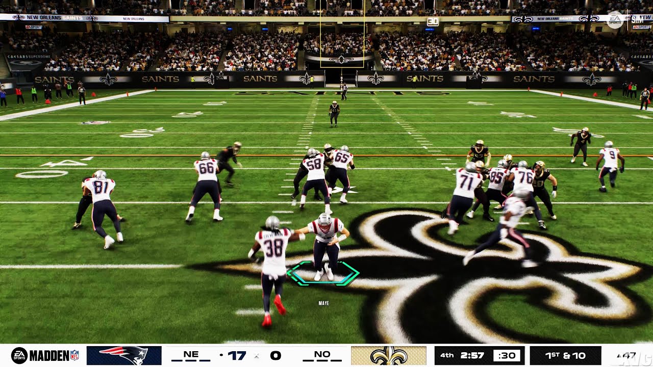 Madden NFL 26 - New England Patriots vs New Orleans Saints - Gameplay (PS5 UHD) [4K60FPS]
