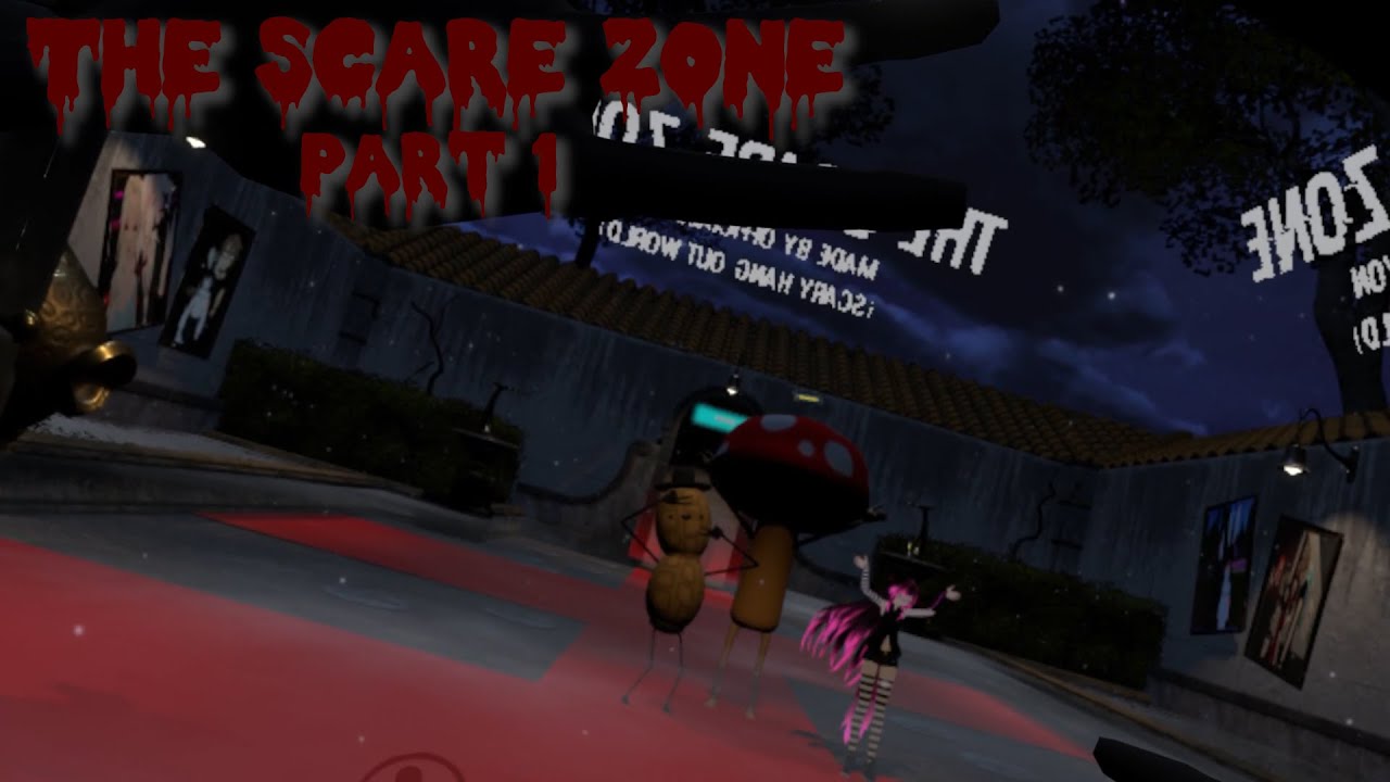 VRCHAT: The Scare Zone playthrough part 1.