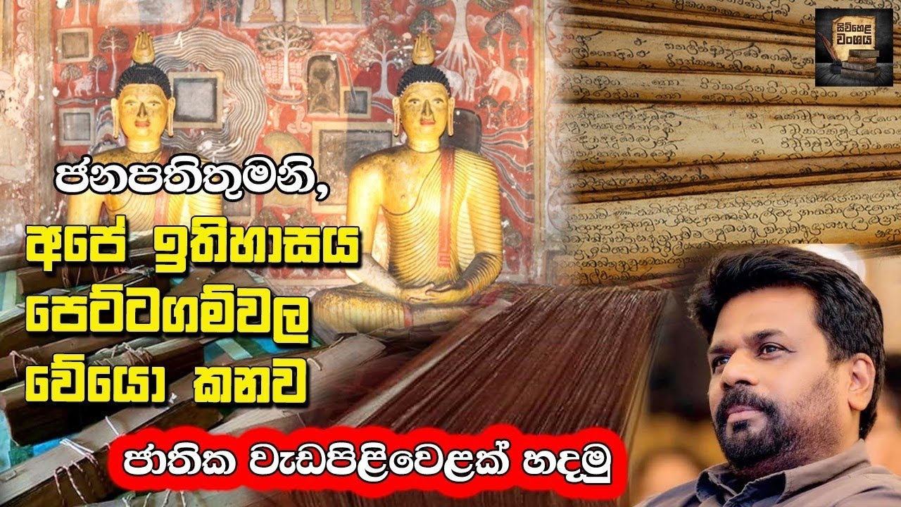 මේව ආරක්ෂා කරන්න ජාතික වැඩපිලිවෙලක් අවශ්‍යයි #archeology #history