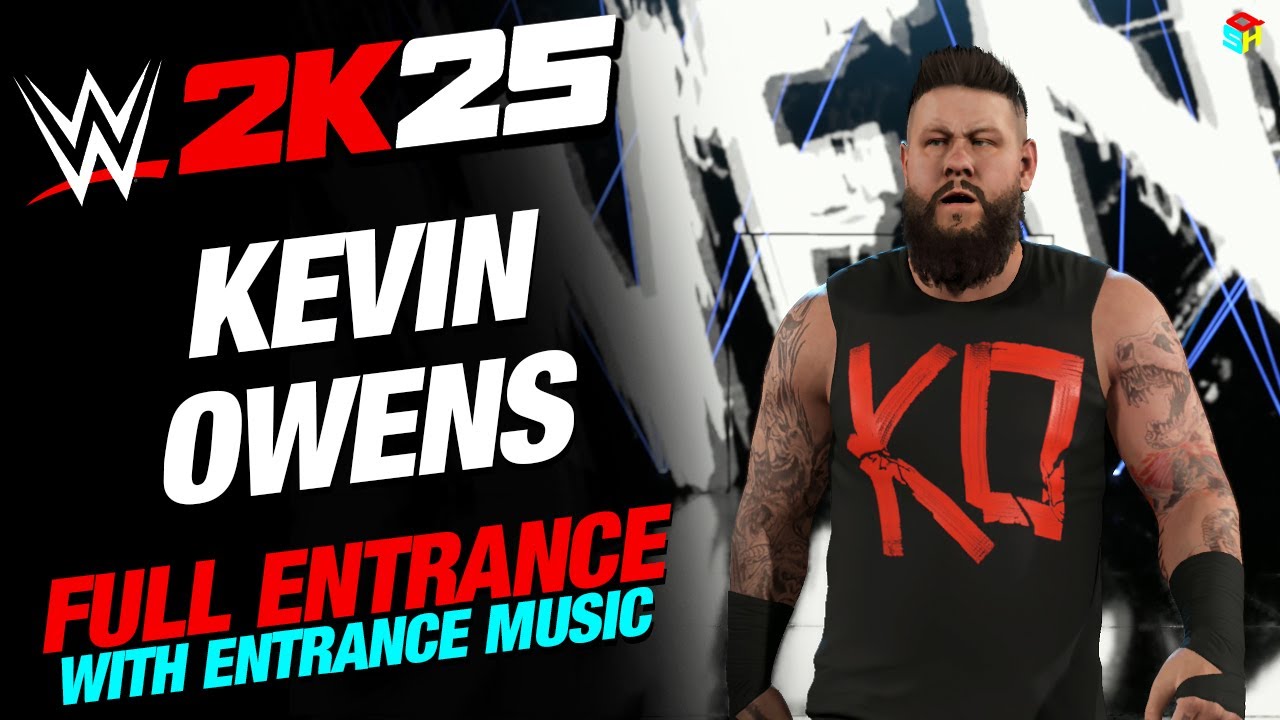 Выход Кевина Оуэнса на WWE 2K25 - #WWE2K25 Выход Кевина Оуэнса с музыкой