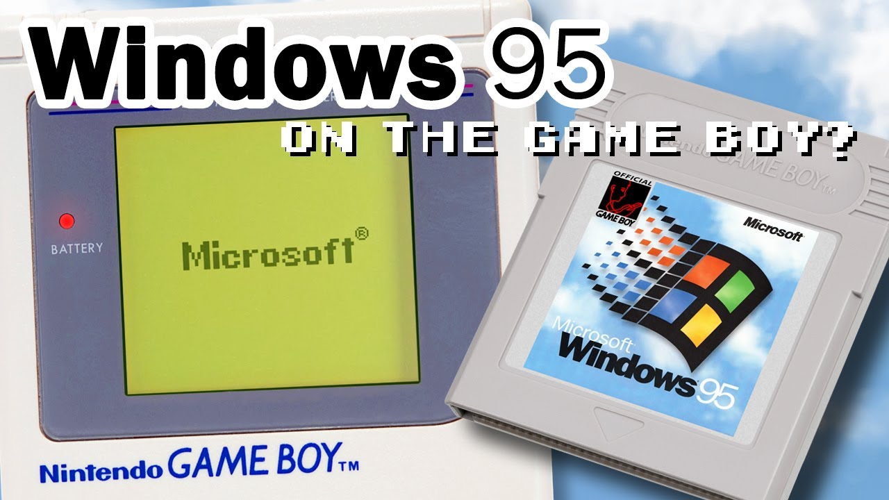 Windows 95 on the original Game Boy?