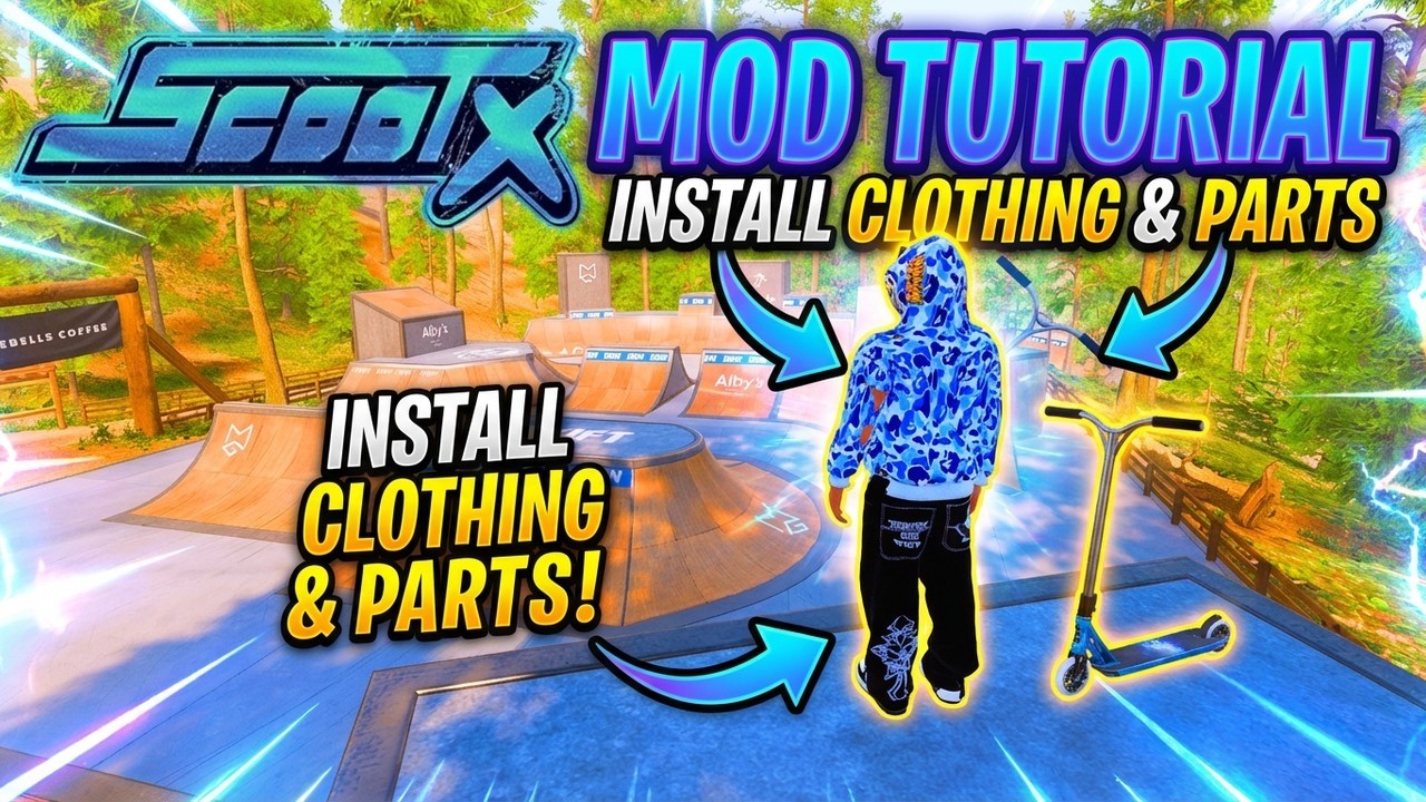 How To Install Custom Clothing & Parts on ScootX (Mod.io Guide 2026)