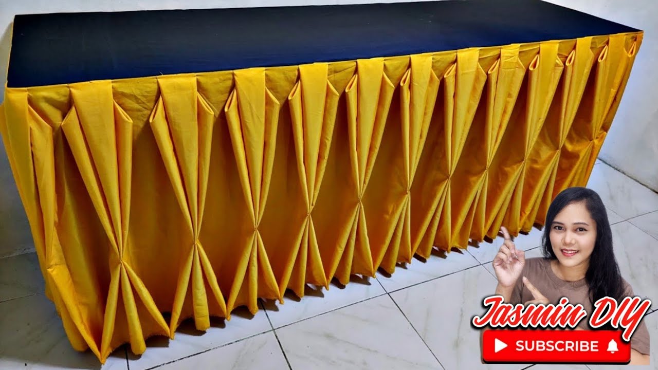 ARROW BOX Pleats / TRIPLE Pleats Design 1 Table Skirting Decor Ideas Perfect for any Occasions