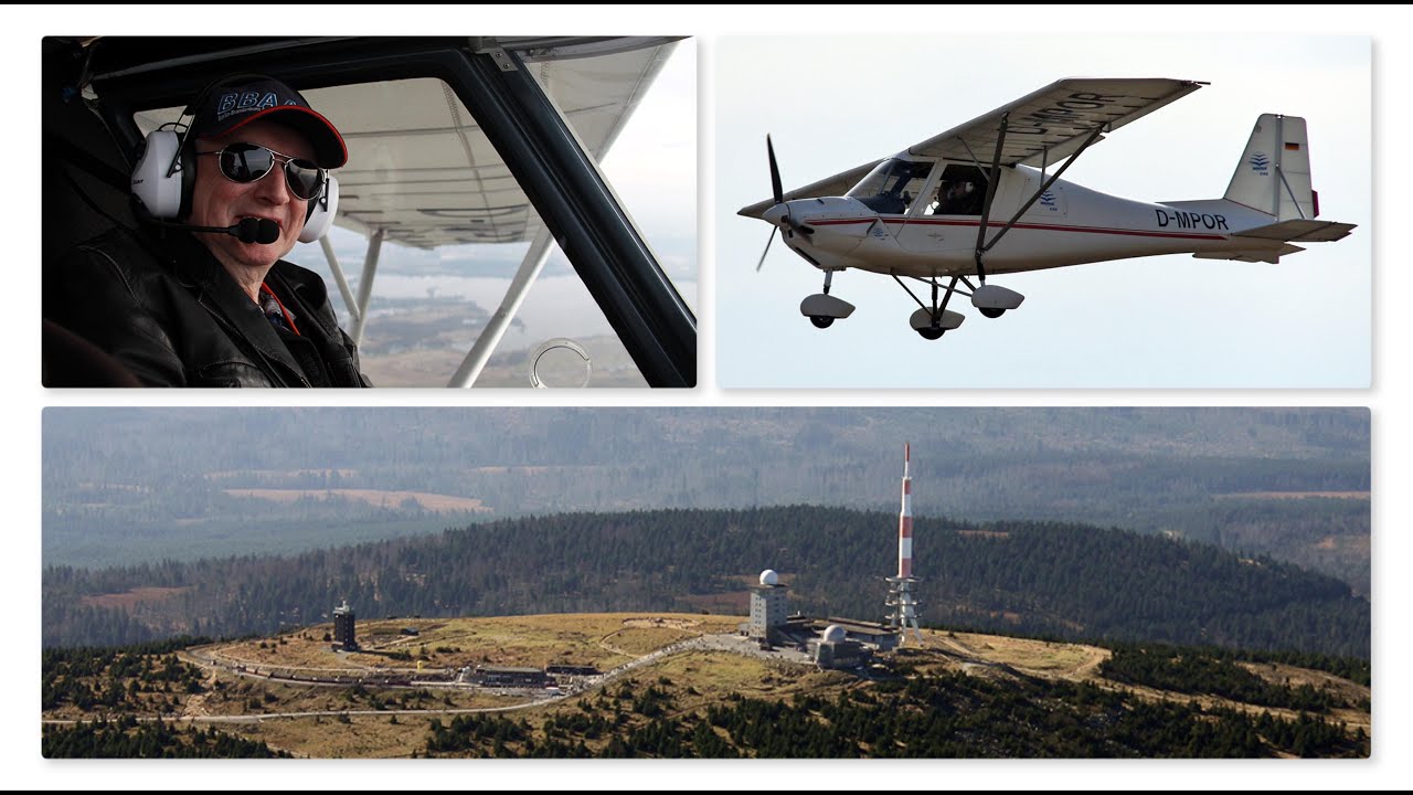 Flug von Brandenburg zum Brocken