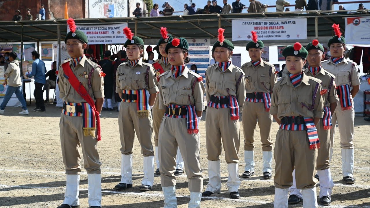 77th Republic Day 2026 Tuensang. March Past