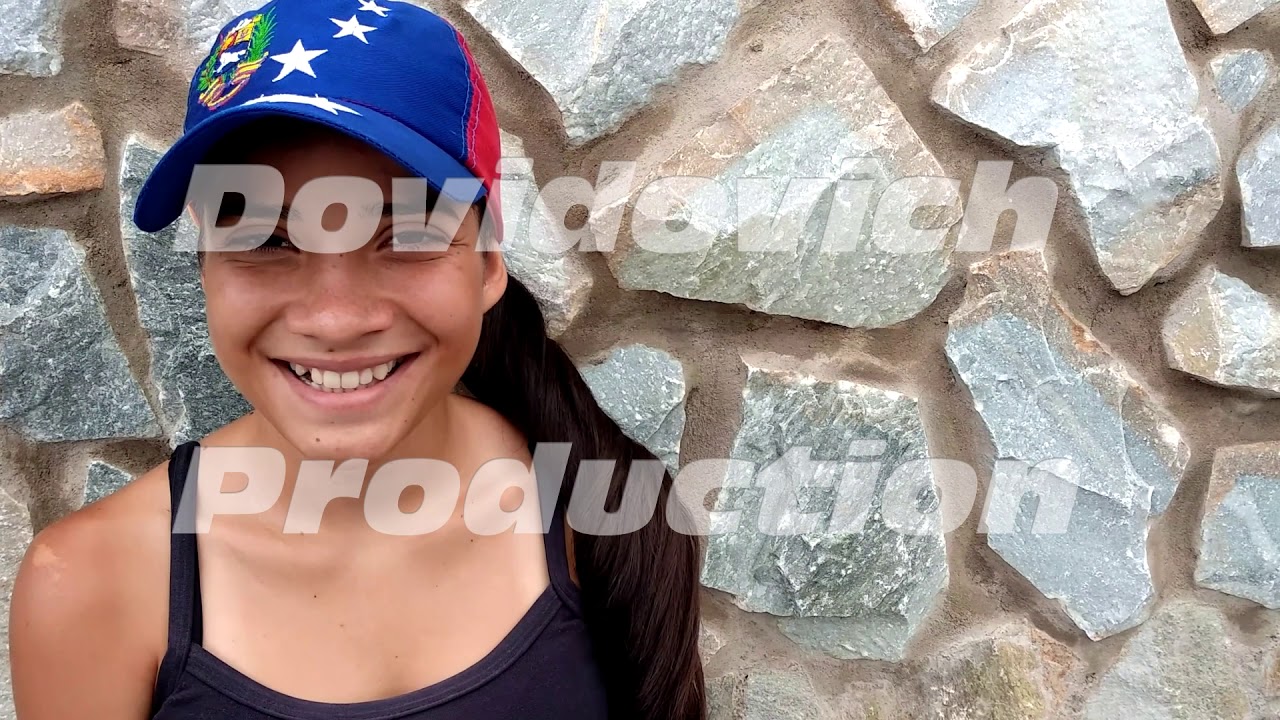 Portrait of a young Venezuelan girl.
