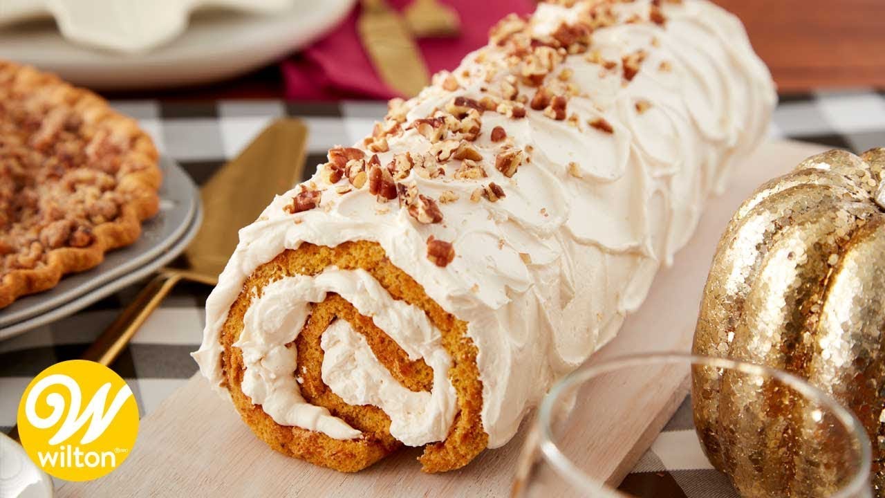 How to Make a Pumpkin Roll Cake | Wilton