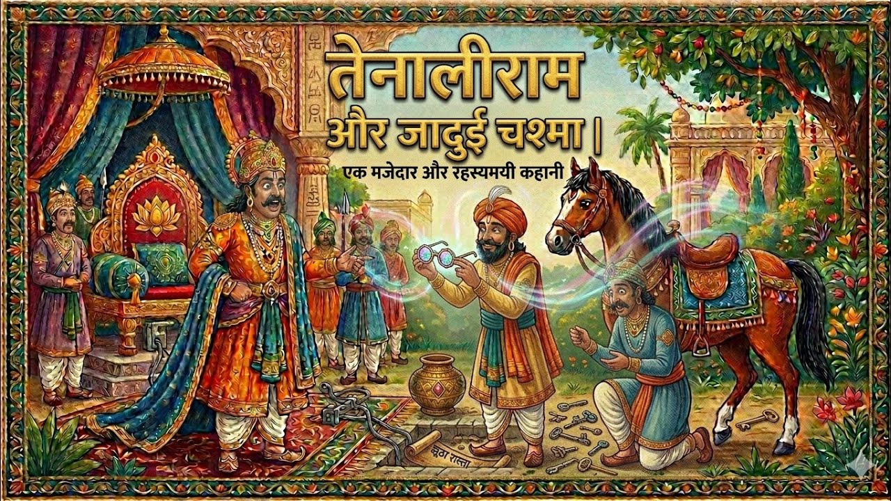 तेनालीराम और जादुई चश्मा | एक मजेदार और रहस्यमयी कहानी