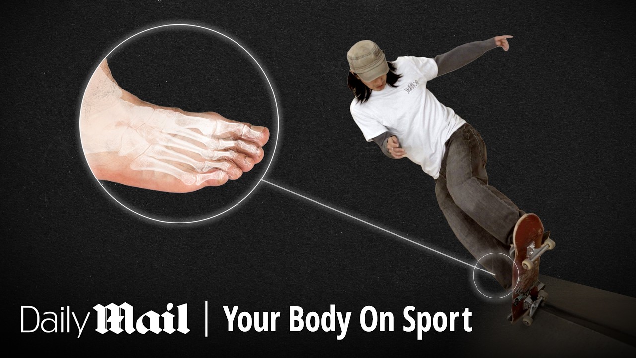 What Skateboarding Really Does to the Human Body | Your Body On Sport | Daily Mail