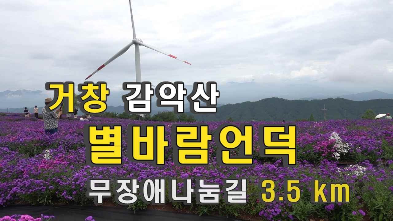 거창 감악산 별바람언덕 / 무장애나눔길 3.5 km / 걷기 좋은 하늘 길.