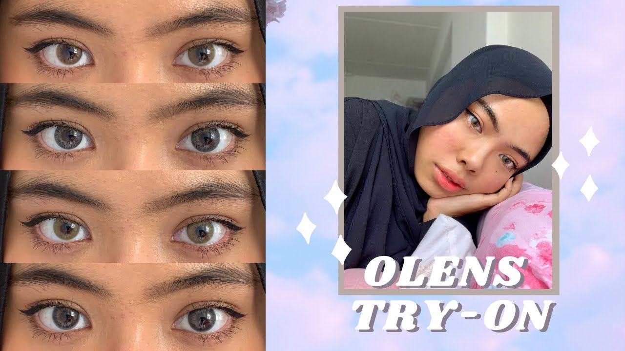 OLENS TRY ON (DARK BROWN EYES) + REVIEWS! - Russian Velvet, Secriss 3Con, Spanish Circle