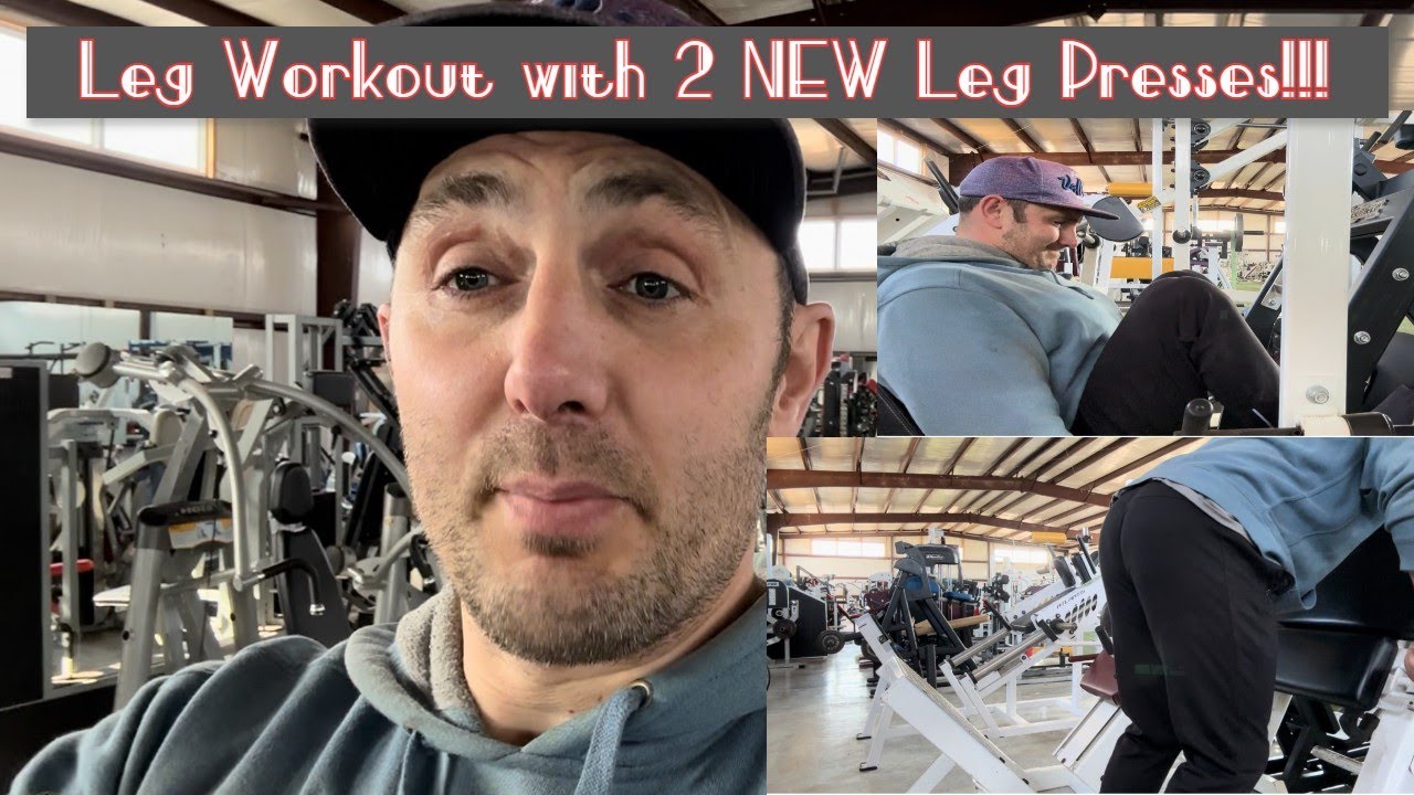 TWO NEW Leg Presses for Leg Day!!!