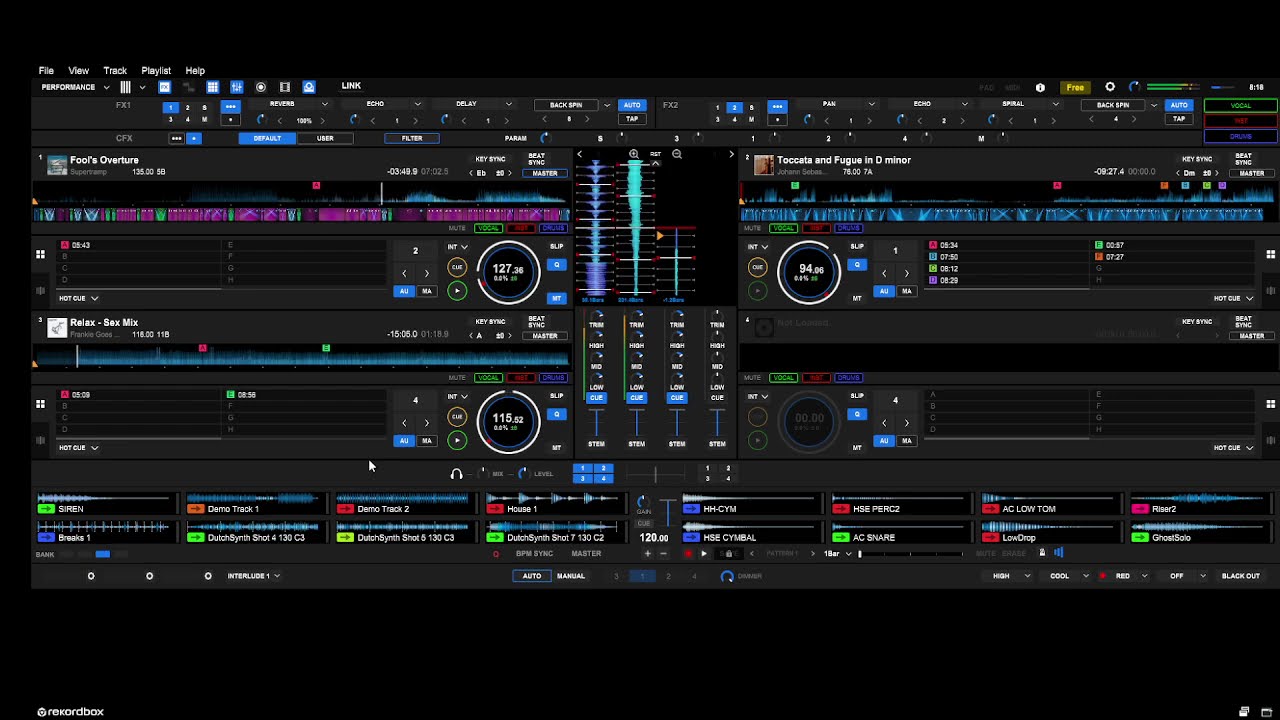 Fool's Overture - Relax - Toccata and Fugue