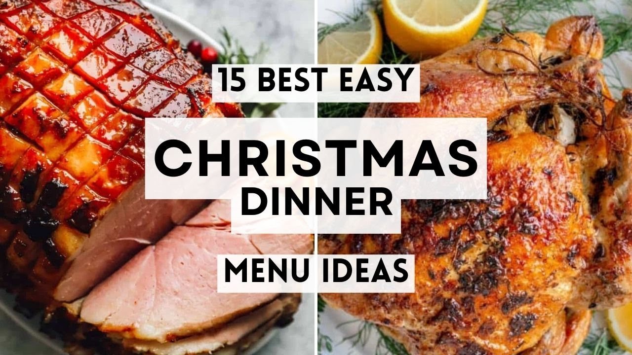 15 Best Easy Christmas Dinner Menu Ideas  #ChristmasDinner  #sharpaspirant