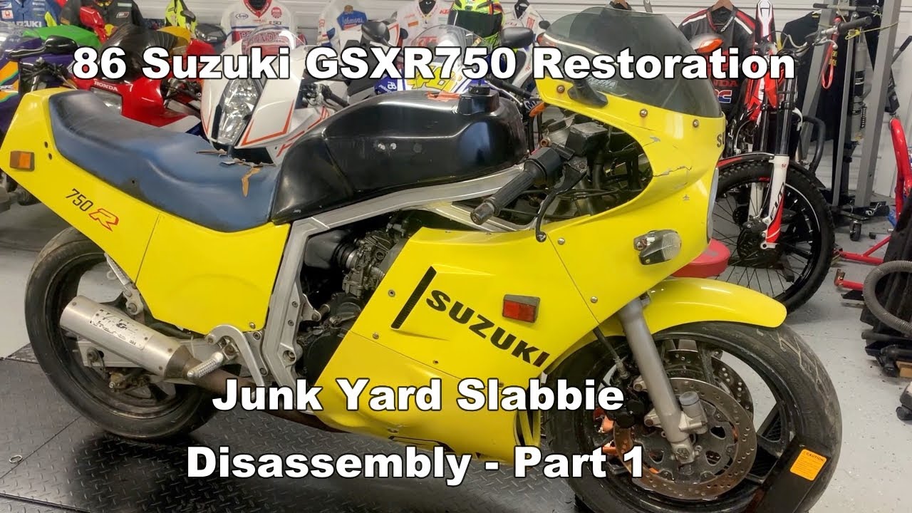 1986 Suzuki GSX-R 750 Restoration - Disassembly Part 1
