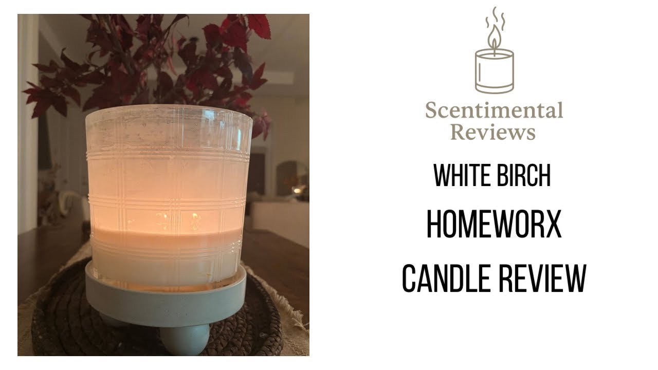 ✨White Birch | Homeworx 80oz Luxe | Candle Review| Will I be buying this BEAUTIFUL fragrance again?
