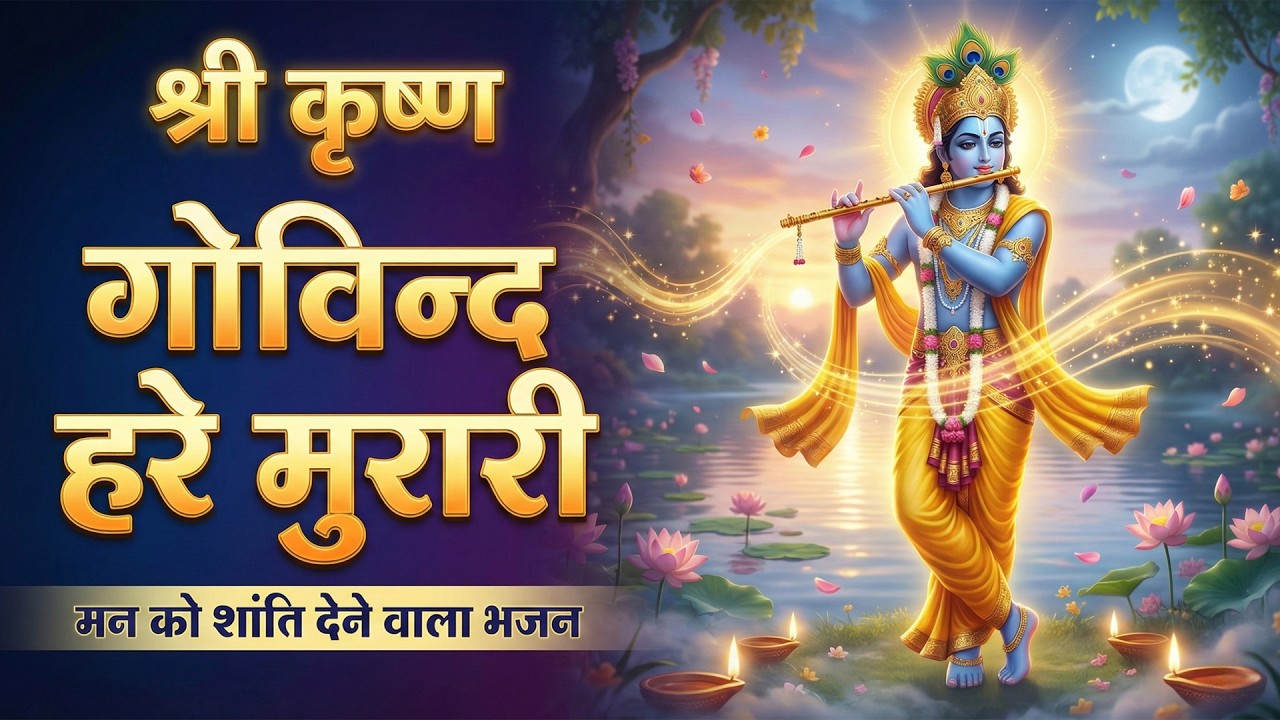 श्री कृष्ण गोविन्द हरे मुरारी | हे नाथ नारायण वासुदेवा | कृष्ण नाम संकीर्तन |  Krishna Kirtan 2026