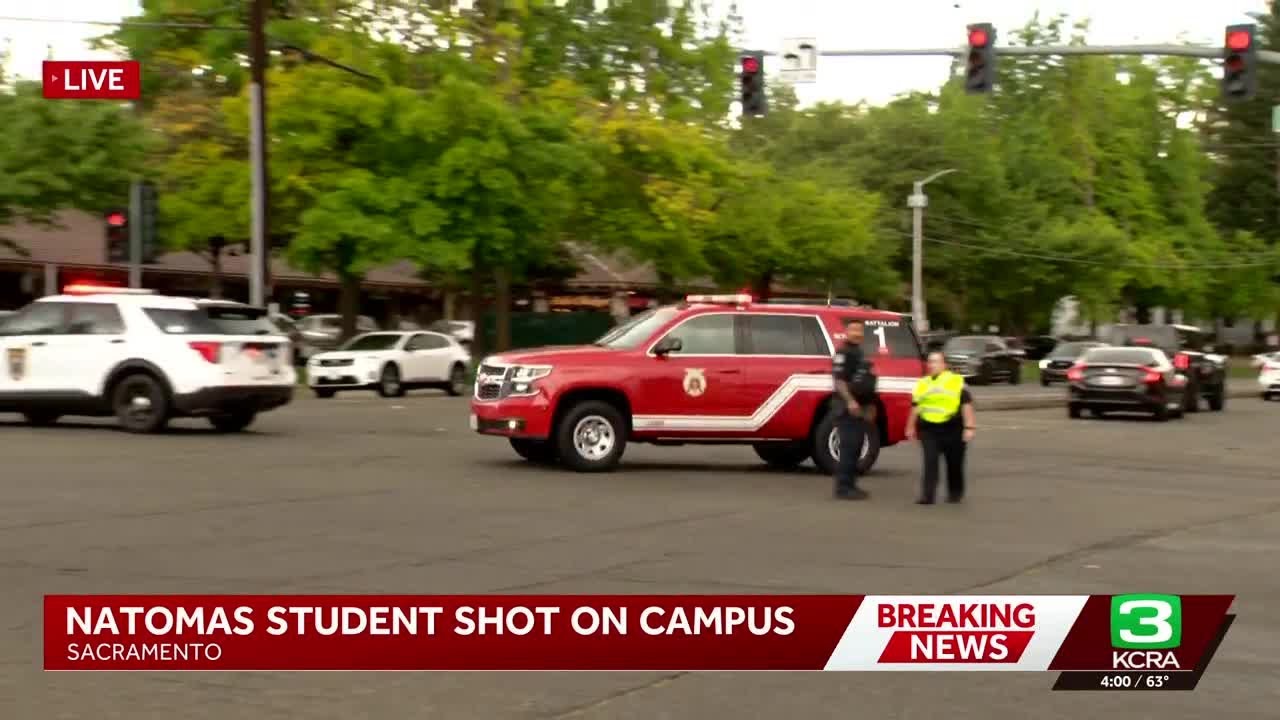 Policja poinformowała, że ​​uczeń został postrzelony w szkole średniej Natomas w Sacramento