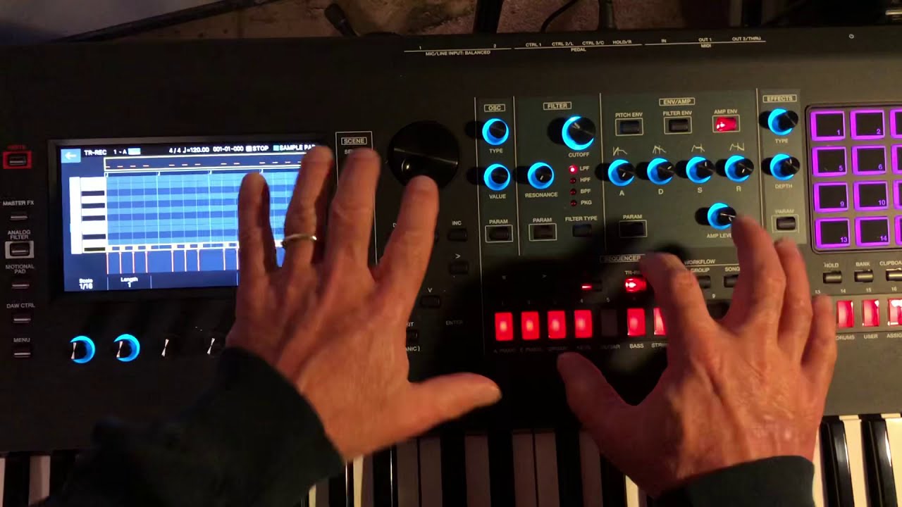 Roland Fantom - Exploring TR-REC mode