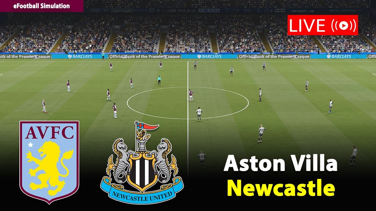 🔴Live- Aston Villa vs Newcastle | England FA Cup 2025/26 Match | PES21 Game Simulation