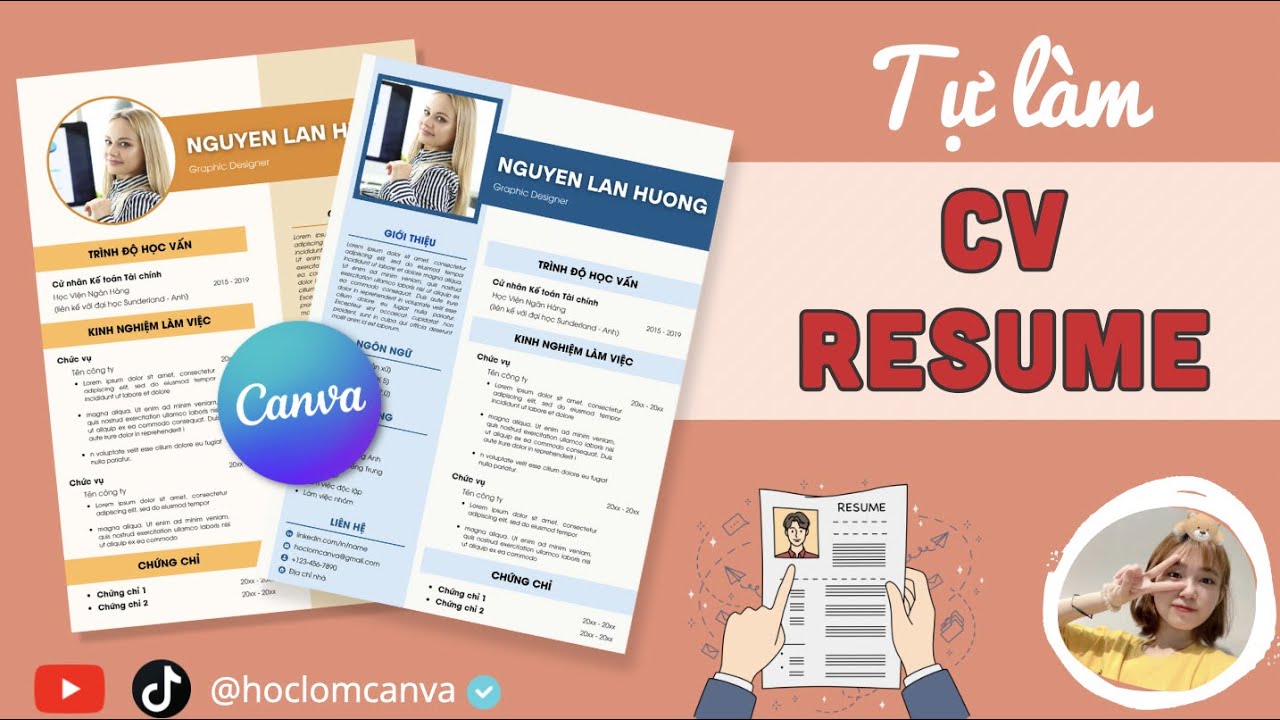 [CANVA TRICKS AND TIPS] CÁCH LÀM CV RESUME BẰNG CANVA 2023 | CV CANVA