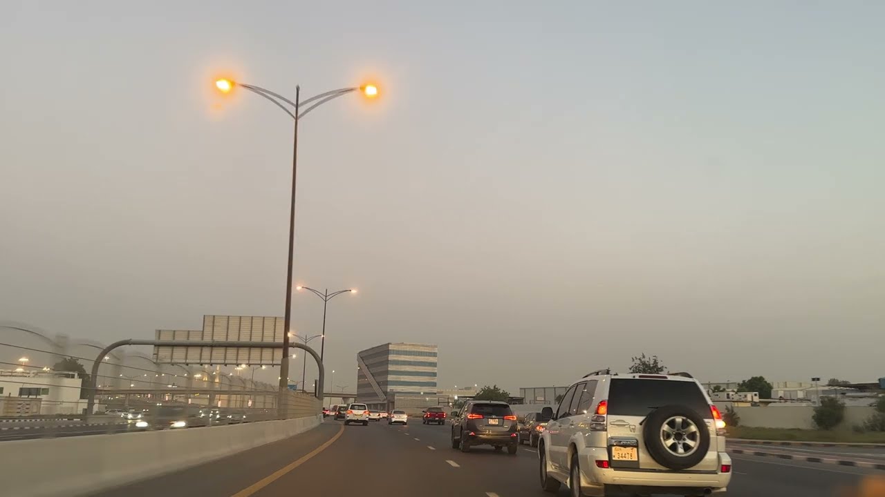 Sharjah - Wahda Street to Dubai - Nad Al Hamar | 4K drive