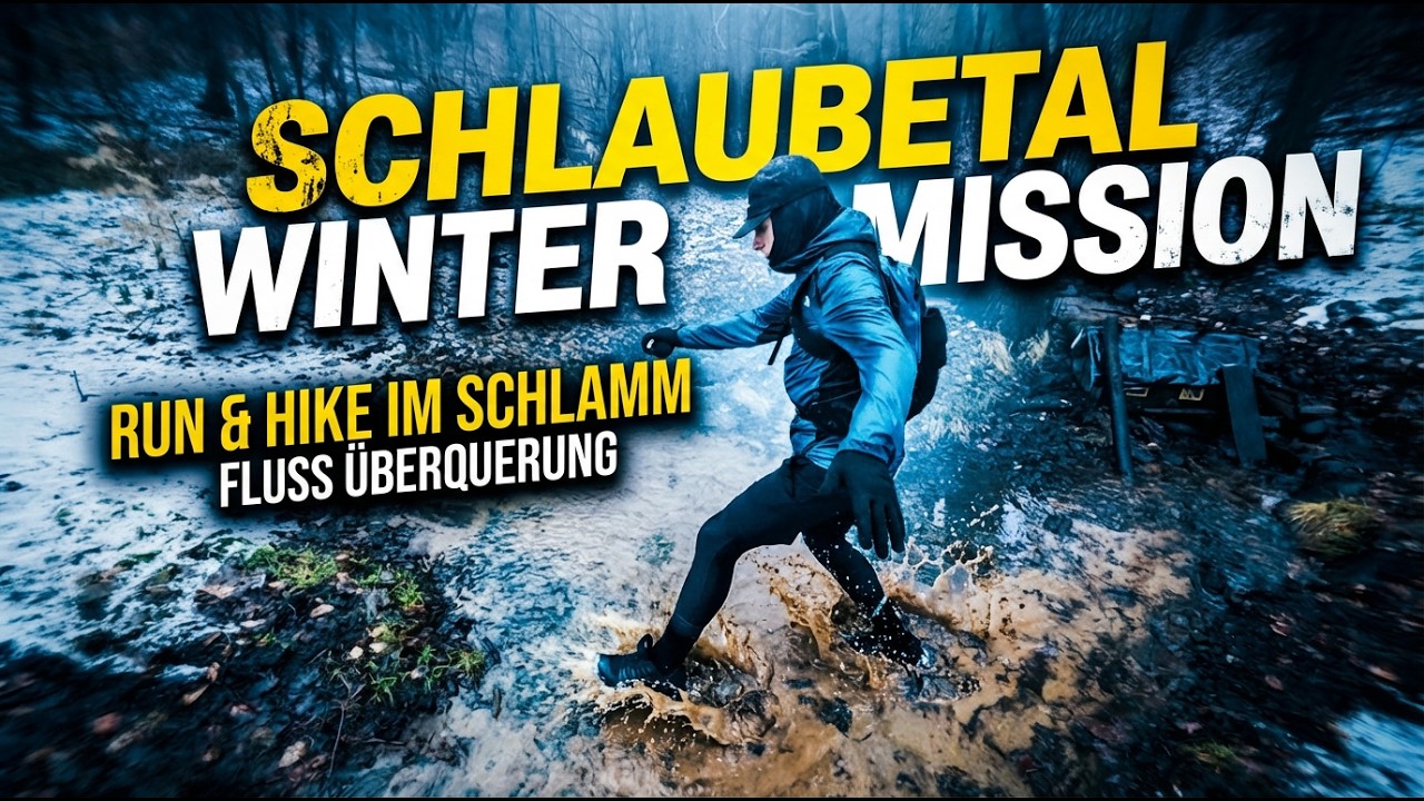 Schlaubetal Winter Mission – Run & Hike im Schlamm