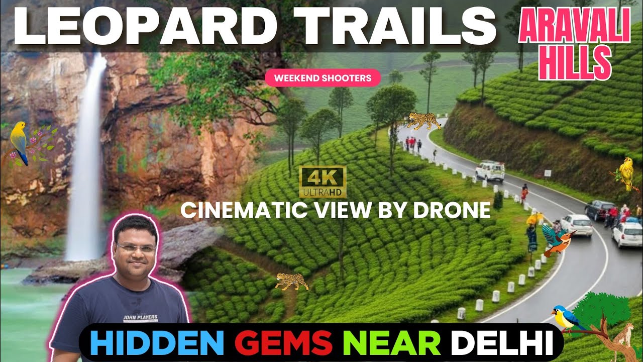 Drone Tour Aravali Hills Gurgaon | Leopard Trail Gurgaon
