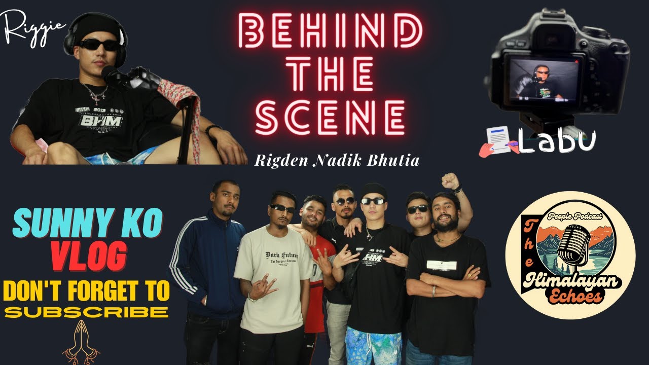 Behind the Scenes post of the exclusive interview with Rig-den Nadik Bhutia.@subhamsharma1999
