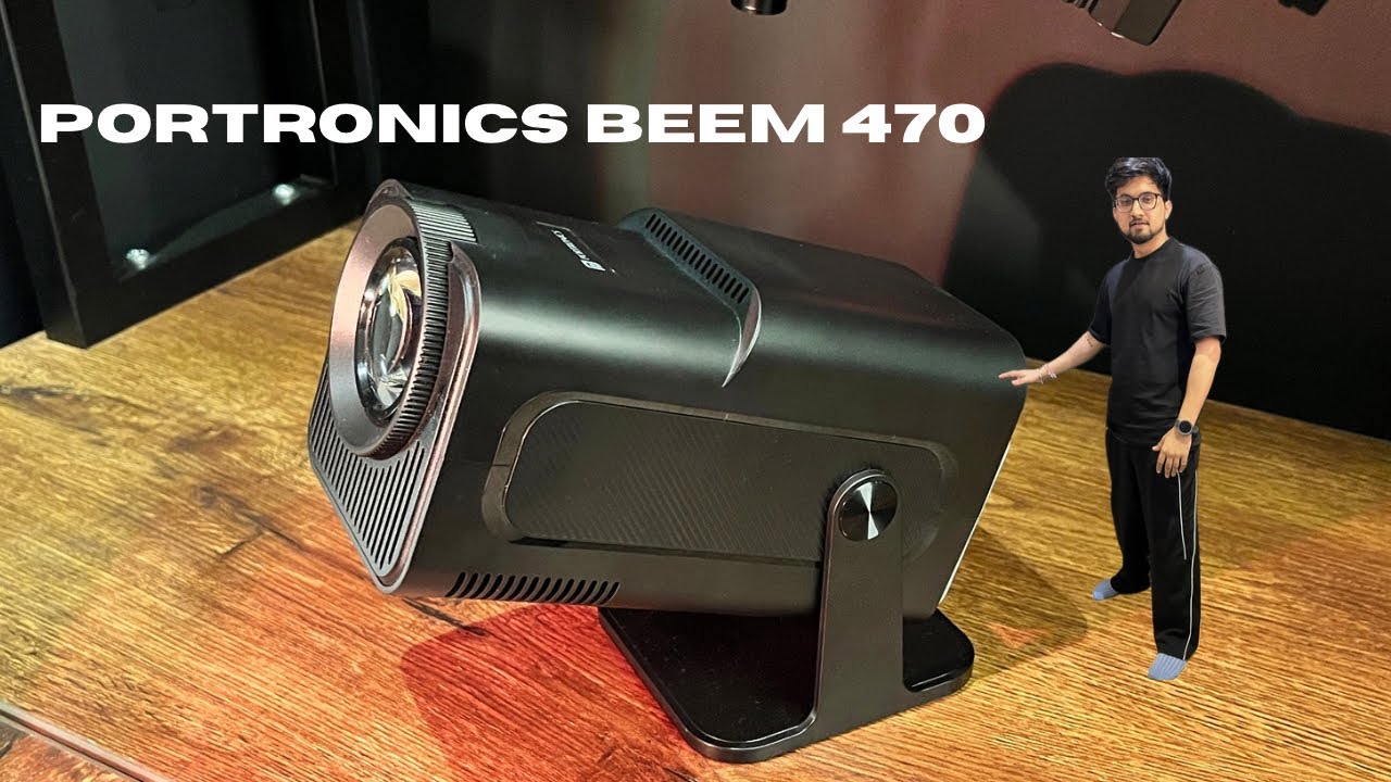 Portonic Beem 470 Unboxing & Full Testing 🔥 | Best Projector Under ₹8000? 😳 | Hindi Review