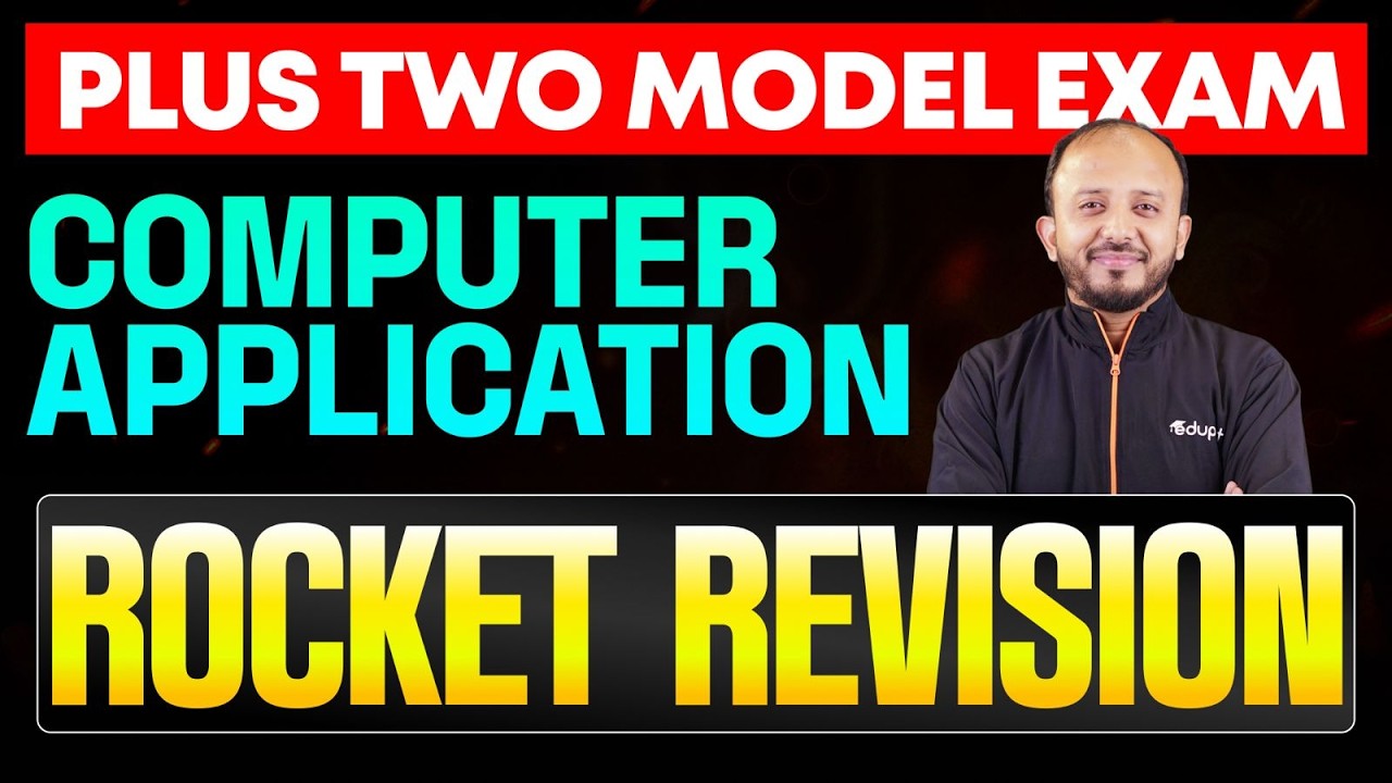 Plus Two Computer application Rocket revision | Eduport Plus Two