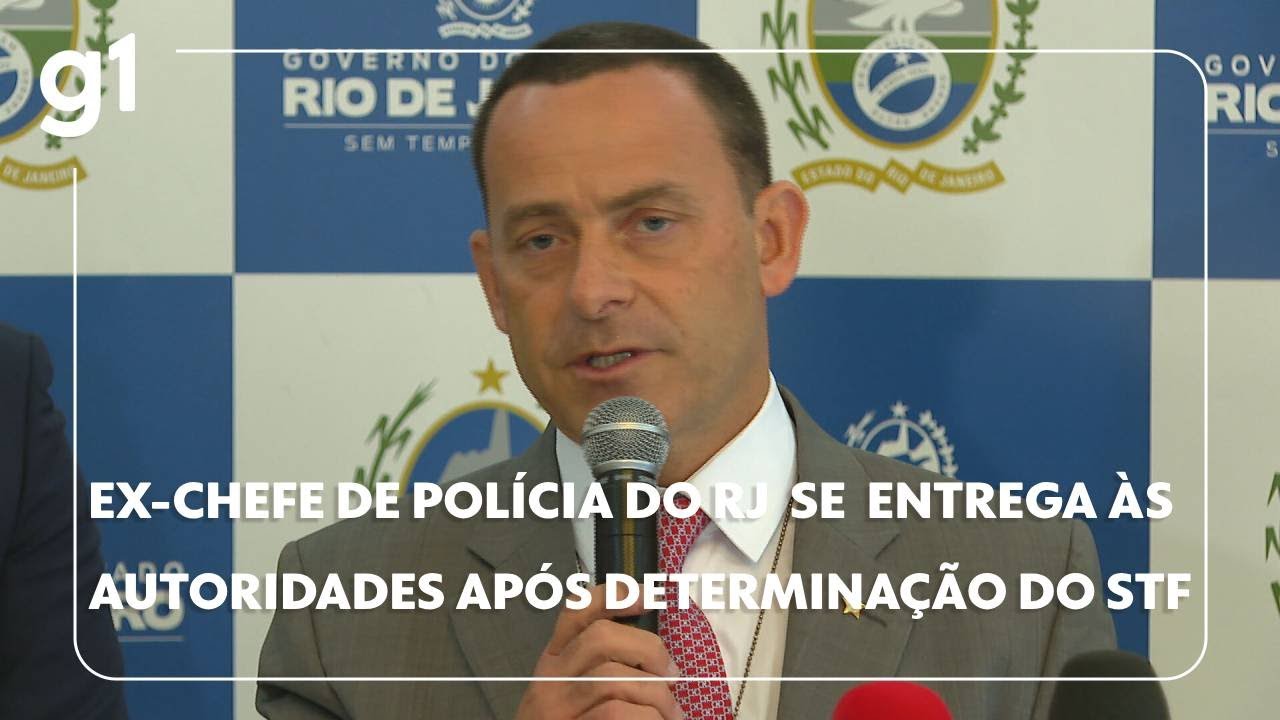 Ex-chefe de Polícia do RJ, Allan Turnowski, se entrega às autoridades após determinação do STF