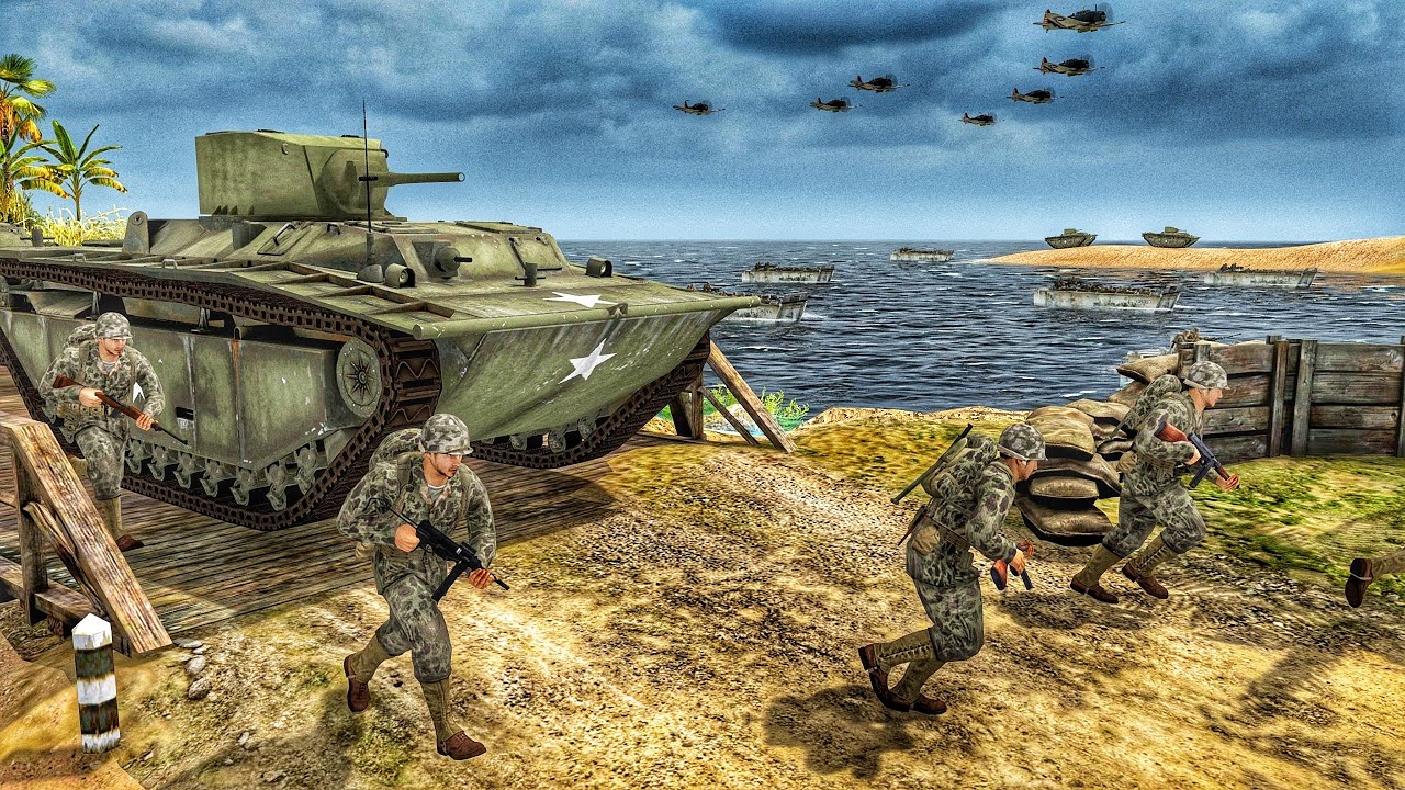 US Marines assault on Wake Island (1943) - Call to Arms - Gates of Hell: Ostfront