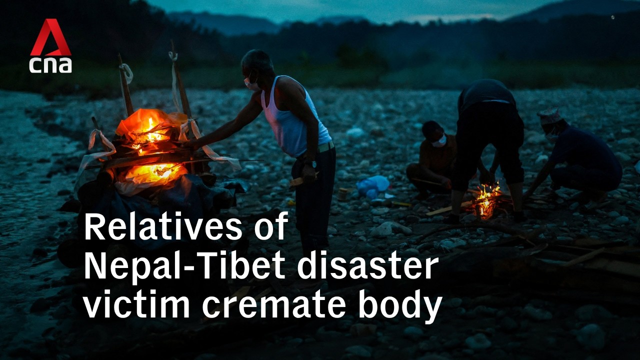 Nepal-Tibet disaster: Family cremates body of flood victim