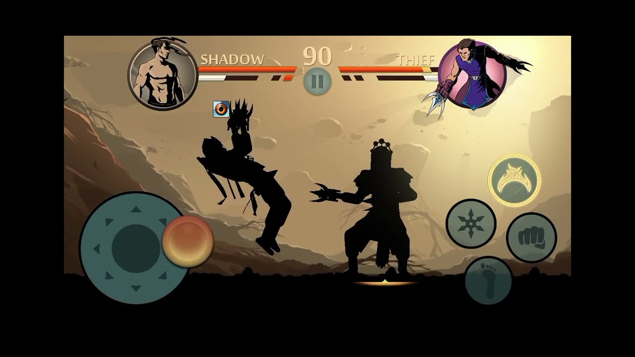 Clouds heaven and fly rock battle | shadow fight 2