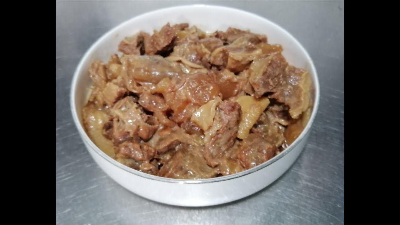 南乳炆牛筋腩 🧉💢🐮 🥰自己煮 Self Cook~EP172~2020.12.30😍南乳濃香味道惹味🤤牛筋腩入口軟腍甜美😘骨膠原豐富適合長者與女士😋簡單易做🤩佐酒佳餚🥳