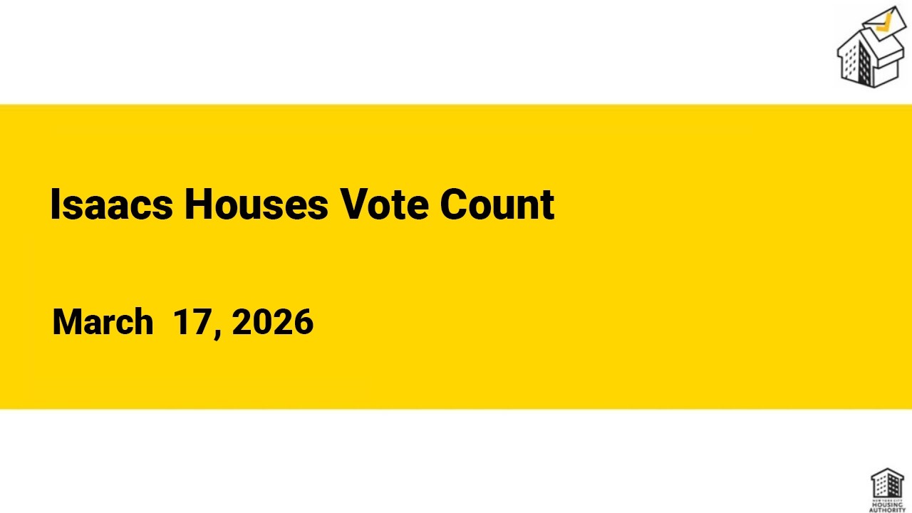 Isaacs Houses Vote Count on March 17, 2026
